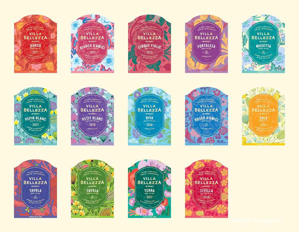 系列紅酒標簽設(shè)計